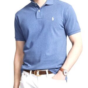 Polo by Ralph Lauren Short Sleeve Polo in Light Blue Heather Men’s M